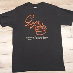 RARE Goya Artist Black‎ Hanes Single Stitch T Shirt Sz M 80s VTG RARE